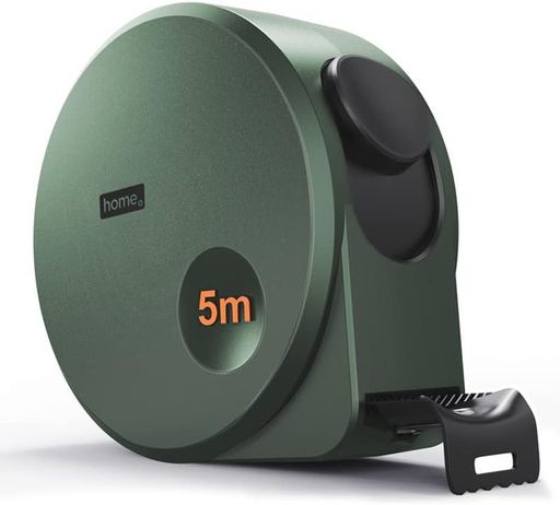 メジャー・巻尺スチール製巻尺仕様5mX19mm文字が大きく目盛が見やすい手切りを防ぐ高精度高硬度の工学用巻尺防水性耐摩耗性耐落下性現場での測定室内・家具サイズの測り、図面作成DIY…