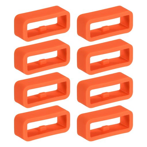 カラー:オレンジ;素材:シリコン;内側の長さ:20mm/0.79インチ;全体サイズ:23x7x1.5mm/0.91x0.28x0.06インチ(長さx幅x厚さ);パッキングリスト:ウォッチバンドホルダー8個 利点:ウォッチバンドの交換部品は柔らかく耐久性のあるシリコンで作られており、柔軟で汗に強いです。滑り止めデザインにより、ウォッチストラップをしっかりと固定します。ハイポ過敏性&amp;無臭-一日中快適に着用できます 取扱説明:単にループをウォッチストラップにスライドさせ、適合するように調整します。再利用可能で長期間使用できるように洗えます 用途:ウォッチバンドホルダーはほとんどのウォッチバンドと一緒に使用でき、緩んだストラップを確実に固定するのに最適で、DIY修理やウォッチの外観をカスタマイズするのに適しています。スポーツ、ワークアウト、または普段の着用に適しています 注意:自然光とディスプレイ解像度の違いにより、写真で表示される商品の