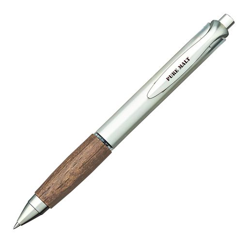 ノック式 ゲルインク ボール径:0.5mm インク色:黒 重量:13.7g サイズ:軸径 直径13.2mmx厚さ16.2mmx全長 145mm