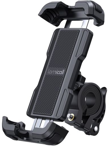 樂天商城 - Lamicall 片手操作 自転車 スマホ ホルダー スタンド : 簡単取付 スマホ自転車ホルダー ロードバイク スマホホルダー クロスバイク用 携帯置き 携帯ホルダー 落下防止 360度回転 振動吸収 iPho…