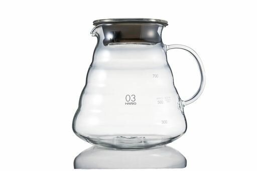 HARIO(ハリオ)V60グラスサーバー800クリア800ml2~6杯用電子レンジ可XGSR-80-TB