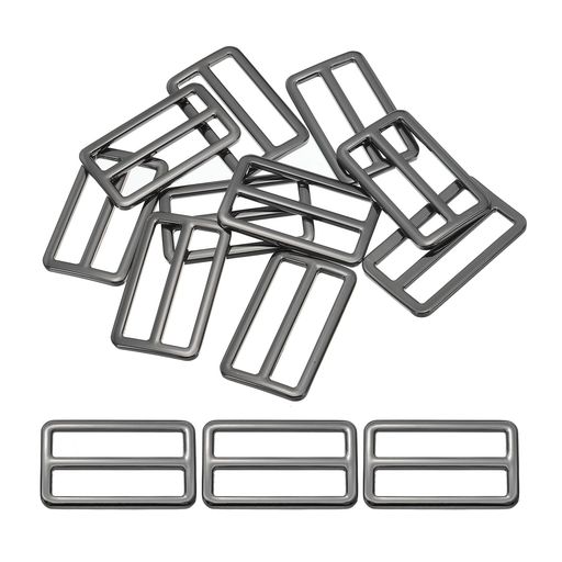カラー:黒;素材:亜鉛合金;内幅:8mm/0.3;内長:38mm/1.5;全体サイズ:45x27x2.5mm/1.8x1.1x0.1(長さx幅x高さ);梱包リスト:10個xトライグライドバックル 利点:メタルアジャスタースライダーは亜鉛合金素材で作られ、ダイカスト技術によって加工されており、堅固で耐久性があり、腐食に強く、色あせに耐え、長寿命を保証しています 取扱説明:シンプルなデザインのメタルスライドバックルは、取り付けや調整が簡単です。ユーザーはストラップやベルトを素早く便利に開閉することができます 用途:ベルトスライダーは、ウェビングストラップ、ベルト、バッグ、バックパック、ハンドバッグ、財布用アクセサリーなど、幅広いDIYプロジェクト