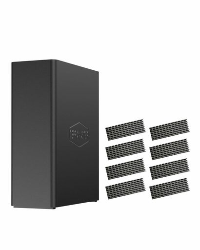 TERRAMASTERテラマスターF8SSDPlus8ベイオールフラッシュSSDNASストレージ8コア8スレッドのCorei3プロ..