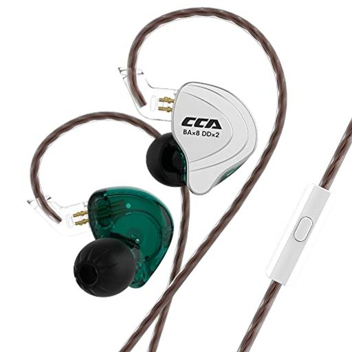 樂天商城 - CCAC10IEMs4BA+1DDイヤモニカナル型イヤホン有線ゲームイヤホン中華イヤホン耳掛けゲーミングイヤホンイアフォン合金製カバー重低音ノイズキャンセリングリケーブル可能