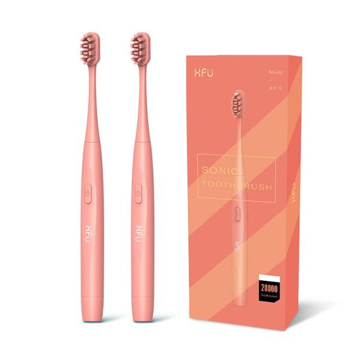 SEAGO電動歯ブラシ2本セット替えブラシ8本橙色音波歯ブラシ電池式120日間使用可能IPX7防水ホワイトニング歯垢除去ご家族へのギフト電動歯ブラシ初心者にも適...