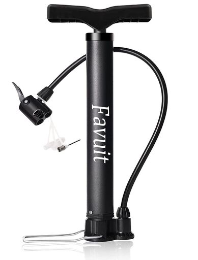 Favuitフロアポンプ自転車空気入れくうきいれアルミ製米式/仏式/英式バルブ対応最大空気圧120psiロード..
