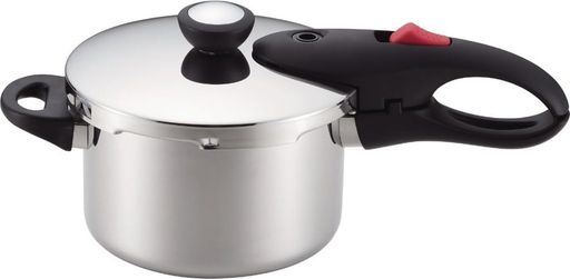 パール金属 片手 圧力鍋 3.0L IH対応 レシピ付 軽量 単層 シルバー NEO HB-1734
