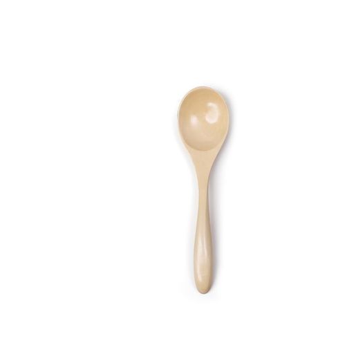 木スプーン木製丸口スプーン半円柄天然木しゃもじ長さ15.5 cm幅4 cm(YKS15540HM-TM...