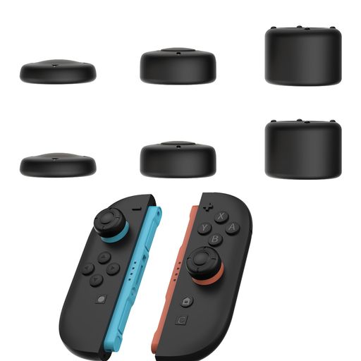 【Switch2専用アクセサリー】Switch2 コントローラーに対応したジョイスティックカバー。高精度フィット設計でズレにくく、ゲームプレイを快適にサポートします。 【高品質シリコン製スティックカバー】柔らかく滑り止め効果のあるシリコン素材を使用。指先にフィットし、長時間のプレイでも疲れにくい操作性を実現。 【3段階の高さ調整可能】低・中・高の3種類の保護キャップを同梱。FPSやアクションゲームなど、ジャンルに合わせて操作感を自由に切り替え可能。 【コントローラー保護と耐久性向上】ジョイスティックの摩耗や汚れを防止し、Switch2 コントローラーを長く大切に使用できます。交換用としても安心。 【お得な6個セット周辺機器】2個ずつの低・中・高キャップをセットにした便利な6個入り。家族や友人とのシェアにも最適なSwitch2向けゲームアクセサリーです。
