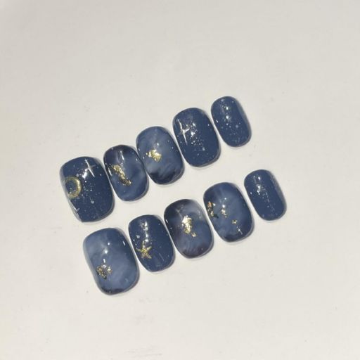 乐天商城 - EZPEACHイルチップショートつけ爪ネイルチップ人気和風キラキラと輝かわいいシンプルおしゃれ成人式結婚式パーティー日常生活に使用できます花嫁ネイルウッドスティック光沢つけ爪両…
