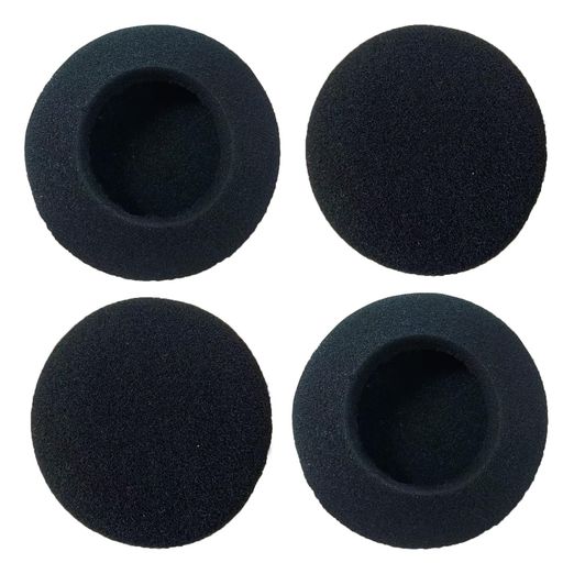 ヘッドホン交換用イヤーパッド直径70mmスポンジ厚5.0mm極厚タイプ2ペア4枚セット両耳