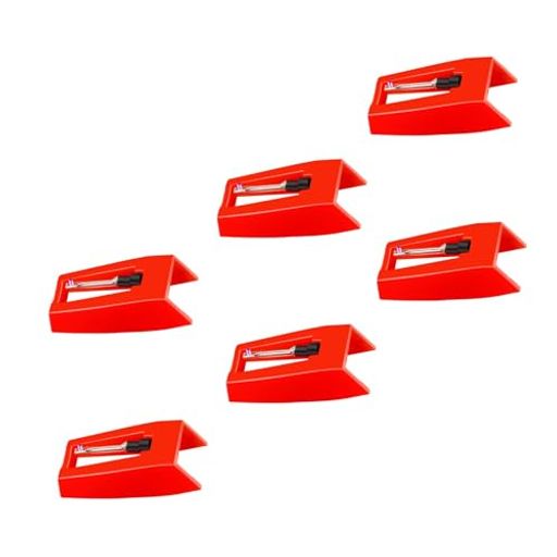 IUMÉレコードプレーヤー用交換針6個セット交換針レコード針交換用レコード針丸針