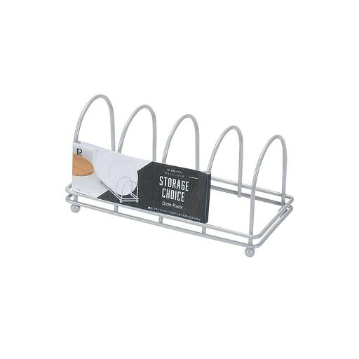 Stainless Goods - パール金属収納ディッシュラックスタンド皿立て置きストレージチョイスHB-6723
