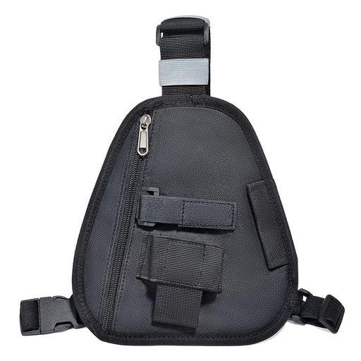 YNIBST三角チェストバッグ型トランシーバーケースラジオポーチ無線機・アンテナ保護
