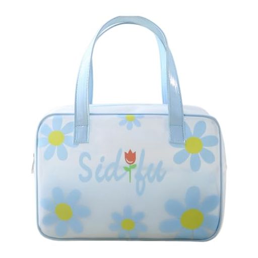 KALAVIKA プールバッグ 水泳バッグ 女の子 花柄 ビーチバッグ 子供 キッズ スイミング ビニールバック 海水浴 水着入れ 水遊び 砂場遊び用