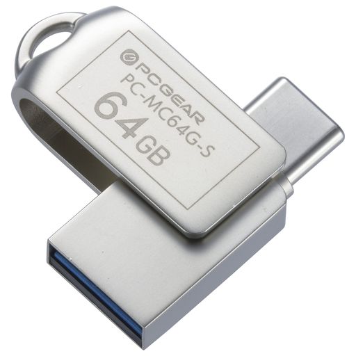 Flash Memory - オーム電機USBメモリー64GBTypeC&TypeA対応PC-MC64G-S01-0064OHM