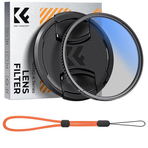 K&FCONCEPT67mmPLフィルター反射調整用レンズキャップ付き高透過率薄枠円偏光フィルターCPLフィルター1..