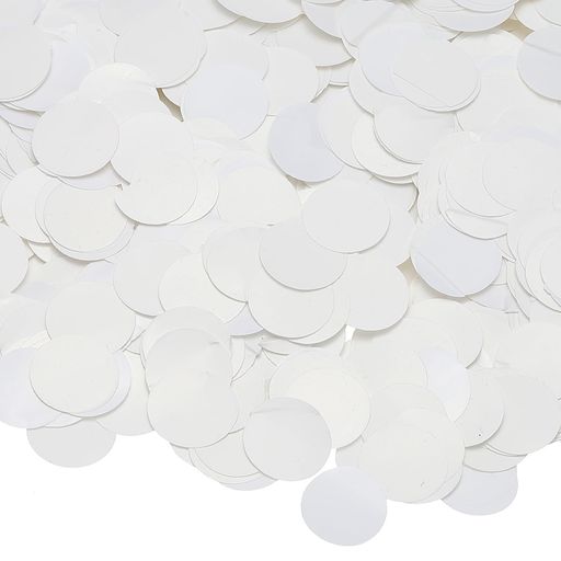 PATIKIL0.59インチの丸いティッシュペーパーコンフェッティウェディングバースデーパーティーバルーンデコレーション用の円形ドットテーブルコンフェッティ(2.12オンス)ホワイト(3)
