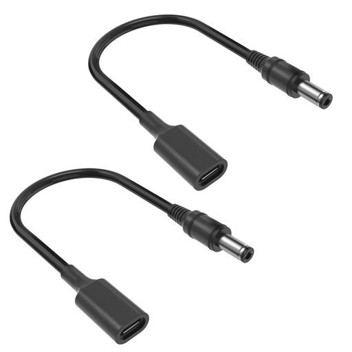 JLY15Wtype-cDC5.5mm*2.1mm電源PD充電ケーブル5V-3A急速充電USB-CPDtoDC変換ケーブル長さ30cm多重保護..