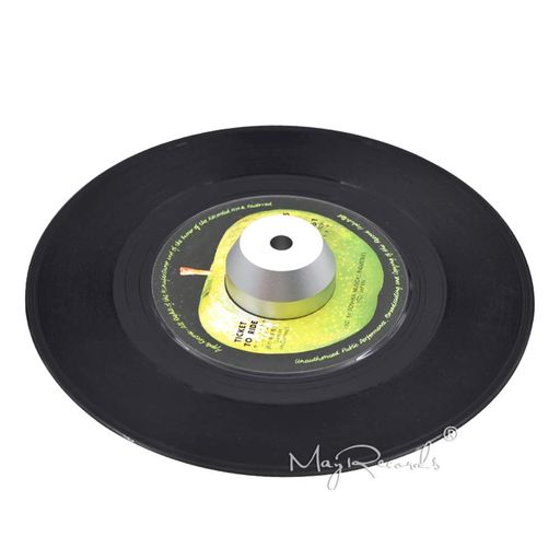 MayRecords7インチEPレコード用アダプターアクセサリー45回転51g(銀)