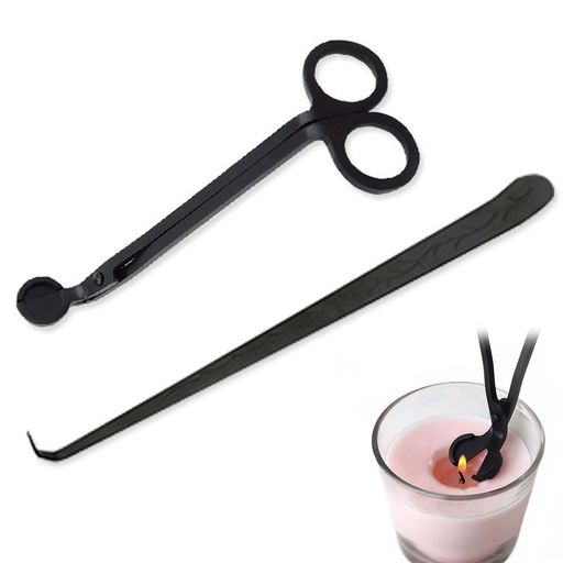 PAVIKEキャンドルトリマーキャンドル芯カット2点セットキャンドル消しキャンドル用火消しツールろうそ..