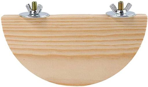 小動物用天然木踏み台ベッドチンチラステージロフトうさぎモルモット飼育ケージ内装(直径約15cmS)