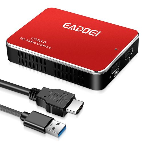 【2020超】EADOEIHDMIキャプチャーボードSwitchゲームキャプチャーパススルービデオキャプチャーキャプチャカードUSB3.01080P60FPSPC/PS3/PS4/Xbox/WiiU//ウェブカメラ/携帯用