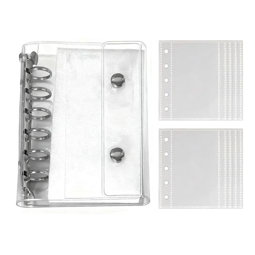 バインダーシール手帳シール帳交換帳透明プリクラ帳貼ってはがせる貼ってはがせるm5A6A73種類のサイズ..