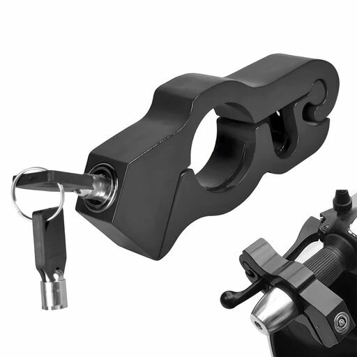 Dorasuバイクロックハンドルブレーキロック鍵盗難防止防犯原付汎用取り付け簡単自転車バイク用品