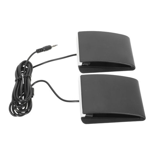 SEWACC電子ドラムフットペダルサステインペダル3.5mm端子ABS製ブラックコンパクト9x6.5x3cm約223gすべり止め付きポータブルダンパーキック対応