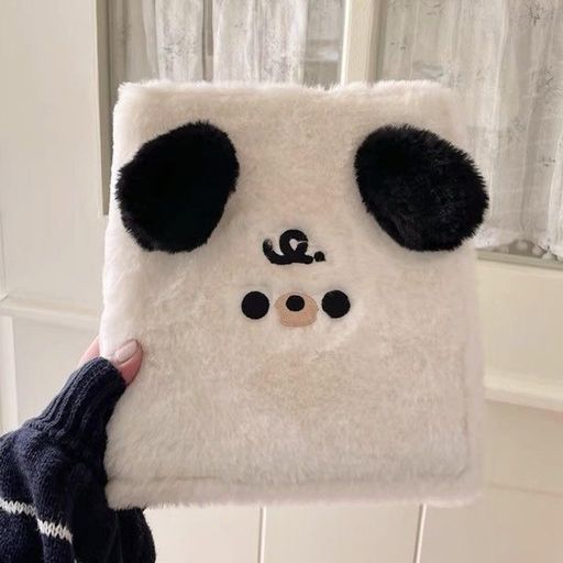 Dekoriシール帳A6バインダー女の子向けふわふわ可愛い動物デザインシールバインダー付きA66穴手帳ヴィンテージシステム手帳大容量収納1格内ページ20枚ギフト...