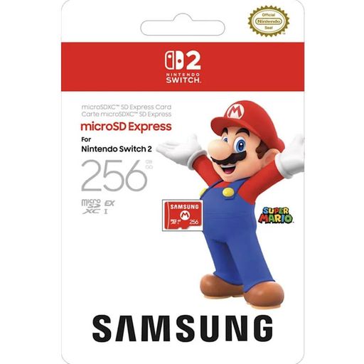 SamsungmicroSDExpressCard256GBNintendoSwitch2用