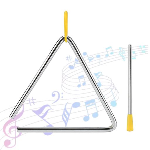 HAUUFENNトライアングル5寸小型打楽器パーカッション楽器演奏用音楽演奏練習用セット