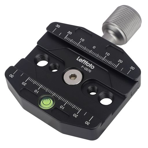 Leftfoto70mmクイックリリースクランプArcaSwissスタイルプレート対応三脚ボールヘッドユニバーサルク..