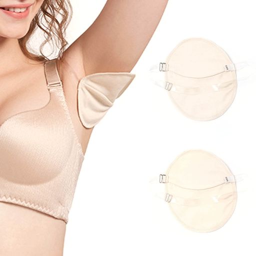 脇汗パッド肩に着ける汗脇パッド汗取りパッド脇さらりあせジミ防止・防臭シートワキ汗対策洗える汗脇速乾汗取りインナーメンズレディース洗える薄い肌色目立たない