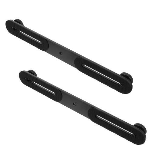NOLITOY カメラ ブラケット 2個セット ストレート プレート 延長 ステレオバー 1/4ネジ 2台取り付け ストロボ マイク 雲台 三脚 撮影 アクセサリー 拡張