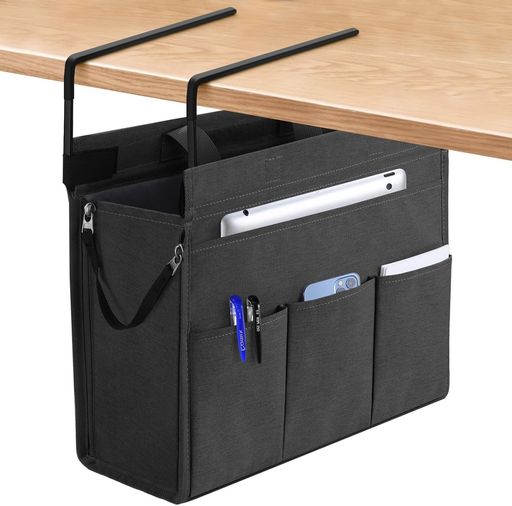 屋内、アマチュア 【デスク下の収納ラック】デスク下のスペースを有効活用!取り外し可能テーブルフック付、ハンギングボックス、キャビネットバッ 、PC ツール 収納バッグ 、デスクサイドポケット 、ブリーフケースとして使用できます。 【リモートワークに最適な大容量設計】内装はノートパソコン、雑誌、フォルダー等が収納可能、A4対応、最大14インチノートPC、タブレットが収納可能。バッグインバッグ 、ノートパソコンバッグとしても使えて、会議や授業の持ち運びにとても便利です。 【収納整理仕切り付き左右】にサイズの異なるサイドポケットがあり、大容量なのでたくさんの小物を入るし。マガジンラック テーブル引っ掛け式、引き出し 後付け、文房具や小物を手の届くところに保管できます、デスクトップを整理整頓してきれいにします。 【使い方が簡単&amp;持ち運び 机下】吊り下げデザイン、穴あけ不要、デスクなどに傷をつけません。デスクの設置だけではなく、本棚などにも設置できます。文房用品、PC周り用品を楽に収納できます。転職、引っ越し、賃貸など生活環境が変わっても簡単に移行可能。