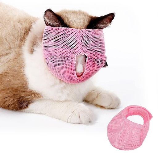 樂天商城 - Doyime猫用マスクペット口輪猫用爪切り耳掃除爪切り補助用マスクペット目隠し保護マスク通気性やわらか生地噛みつき防止拾い食い防止猫のマズルキャットマズル猫お風呂暴れる猫ちゃん…