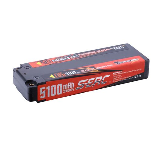 SUNPADOWS-ERCシリーズ5100mAh7.4V2S70Cリポバッテリーハードケース、RCトラックRCトラギーRC無人ヘリ..