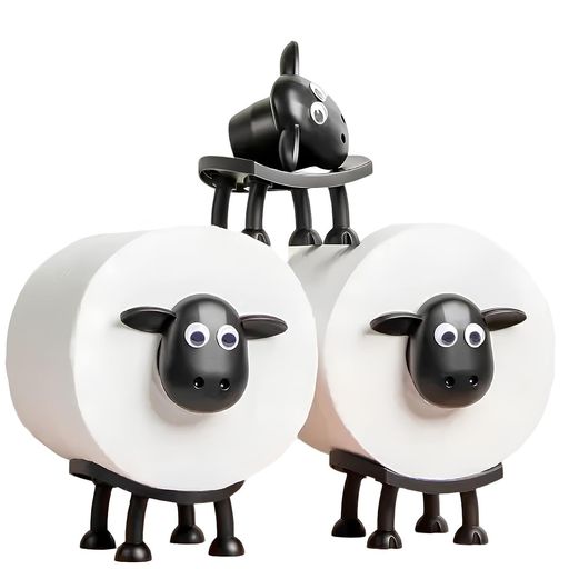 3個セット羊のトイレットペーパーホルダー【紙芯直径38mmJIS規格】トイレットペーパートイレットペーパ..