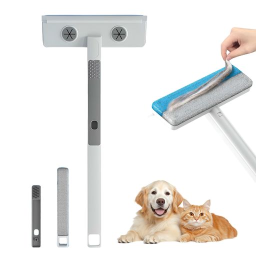 猫の毛取り猫抜け毛取りブラシ毛玉取り犬ペットブラシ抜け毛クリーナー乾湿両用繰り返し使えるペット毛..