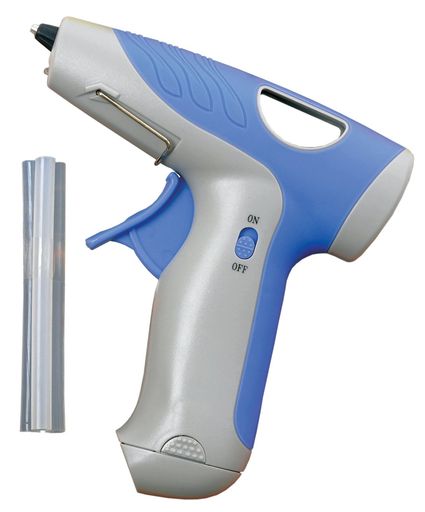 メーカー型番:20224 サイズ:約W16.5xD15.0xH3.7cm 重量:約150g(電池含まず) 素材・材質:【本体】ポリカーボネイト、ABS樹脂、エラストマー 【半透明グルースティック】合成樹脂50~55%、エチレン・酢酸ビニール系樹脂40~50% 製造国:中国 仕様:電源:単3アルカリ乾電池x4本使用(別売) 電圧:6V 直径7.0~7.5mmスティック専用
