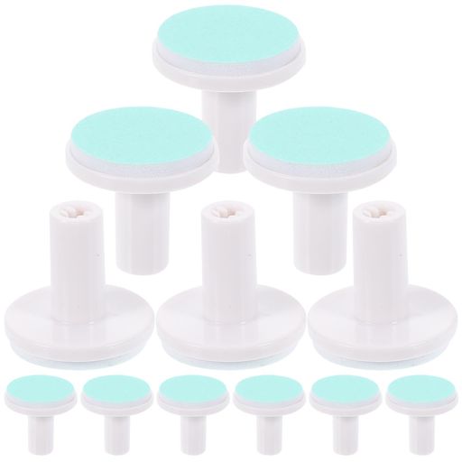 FOMIYES12個ベビーネイルグラインダー研削ヘッド爪やすり電動パラベビー爪やすり研磨ヘッド詰め替えバ..