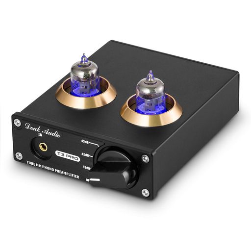 Nobsound T3 PRO フォノアンプ: 6J2 真空管搭載 AUX 直通モード 接地ノイズ-25dB抑制 コンコンパクト設計 住宅密集地のレコード愛好家用) sugarlight-10208136 シュガーライトSTORE パッケージ画像