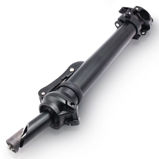 SENQIハンドル折りたたみ式自転車ライザーステムアルミニウム合金調節可能BSZ00325.4mmx25.4mm(ブラック)