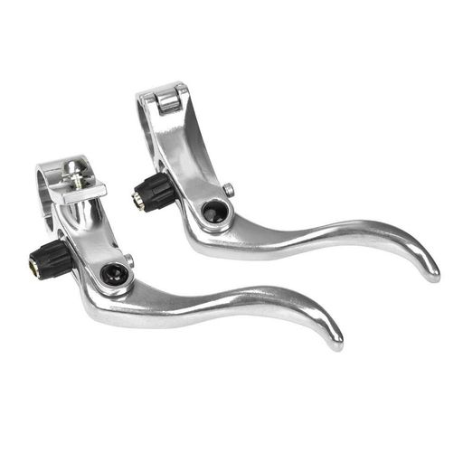 1ペア自転車ブレーキレバー左右レバーセット軽量高強度耐久性山地自転車折りたたみ自転車24ミリメート..