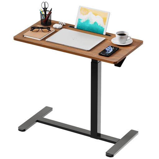 GIBBONMOUNTS昇降式デスク幅80cmx奥行き40cmサイドテーブル2ステップで組立完了スタンディングデスクPa..