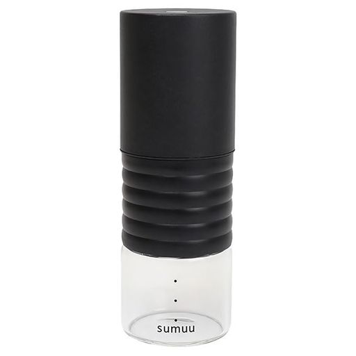 マクロスコーヒーミル電動アウトドアコーヒー豆挽き機USB充電式挽き方調節可能カップ約3杯分USBコード付属macrossumuuラミルMCK-140ブラック