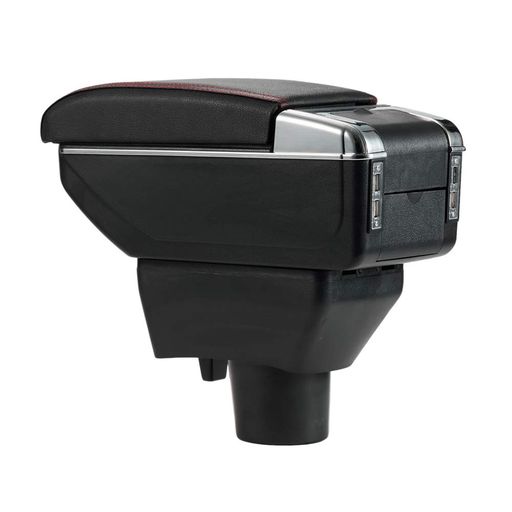 Argentavisアームレスト適用アクアNHP10系及びヴィッツ多機能収納ケースコンソールボックス水筒カップホルダー灰皿付き小物入れ(豪華版ブラック)...