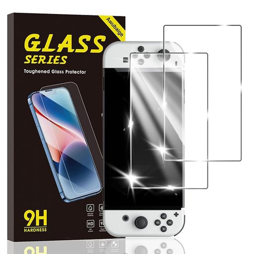 【2枚入り】対応switch2ガラスフィルム画面保護switch2フィルム保護フィルム強化ガラス日本旭硝子素材気泡ゼロ硬度9H飛散防止処理撥油性耐衝撃指紋防止ラウンドエッジ加工クラッチ防止対…